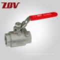 Threaded End Seal welded Ball Valves 2000 PSI